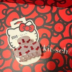 Kitsch Hello Kitty Hair Claw Clip with Red Accents